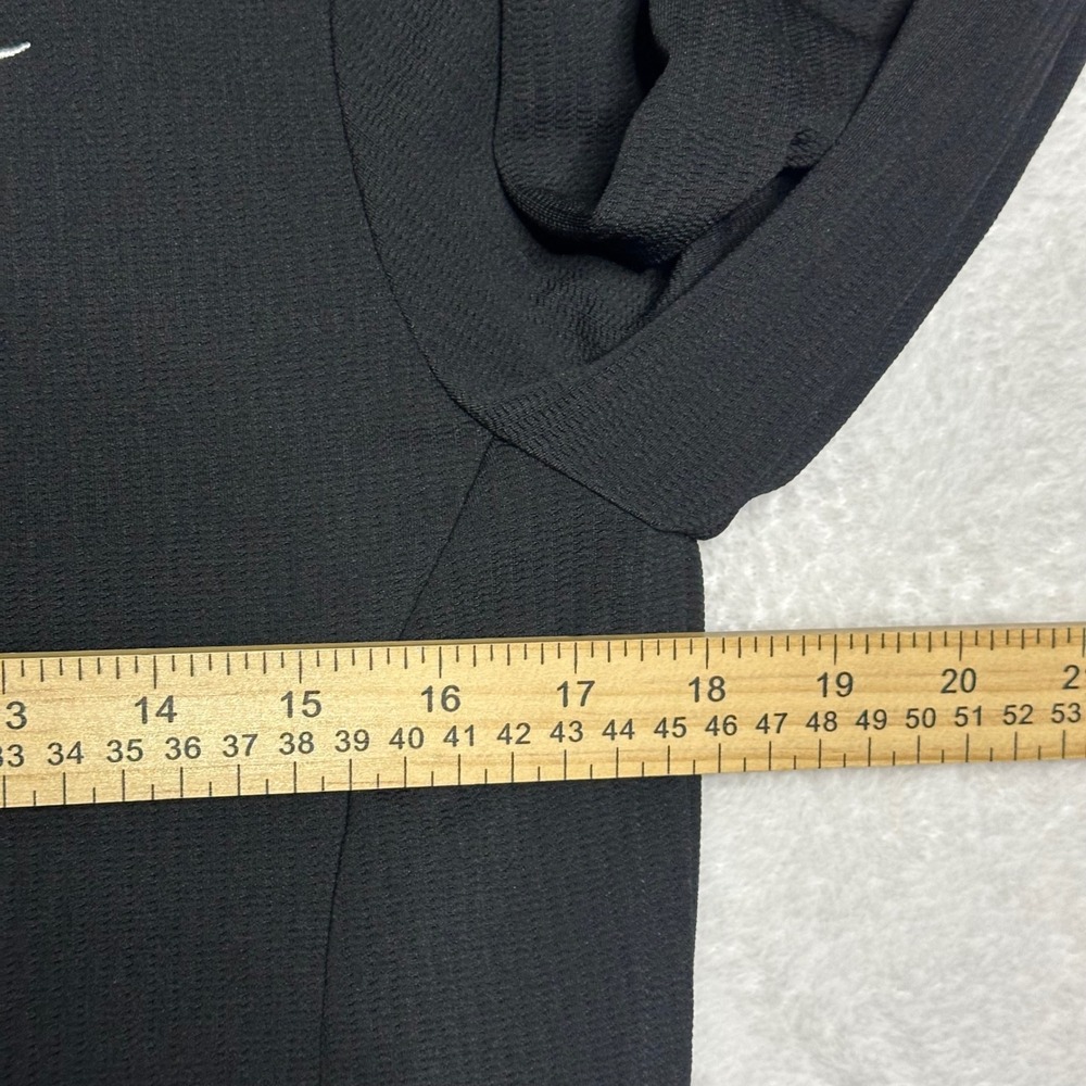 Nike Dri-FIT Womens Small Black Quarter Zip Long Sleeve Athletic Pullover Top - Picture 6 of 7